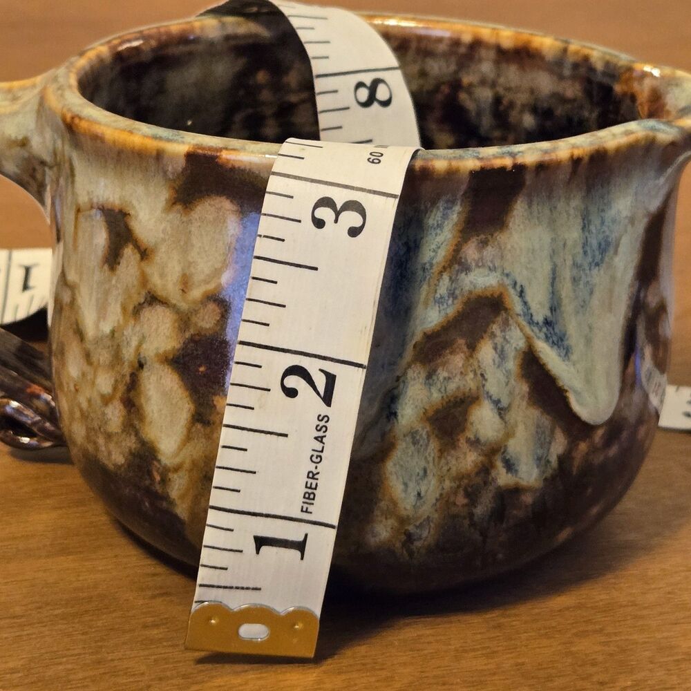 Studio Art Pottery Creamer Pitcher Signed Glazed Stoneware - Picture 11 of 11